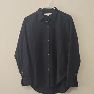 XiRENA Men's Dark Button-Down Shirt S
